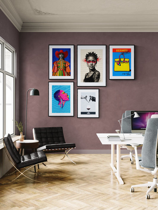 Untamed Gaze Street-Art Matte Paper Poster - Pop Art Style