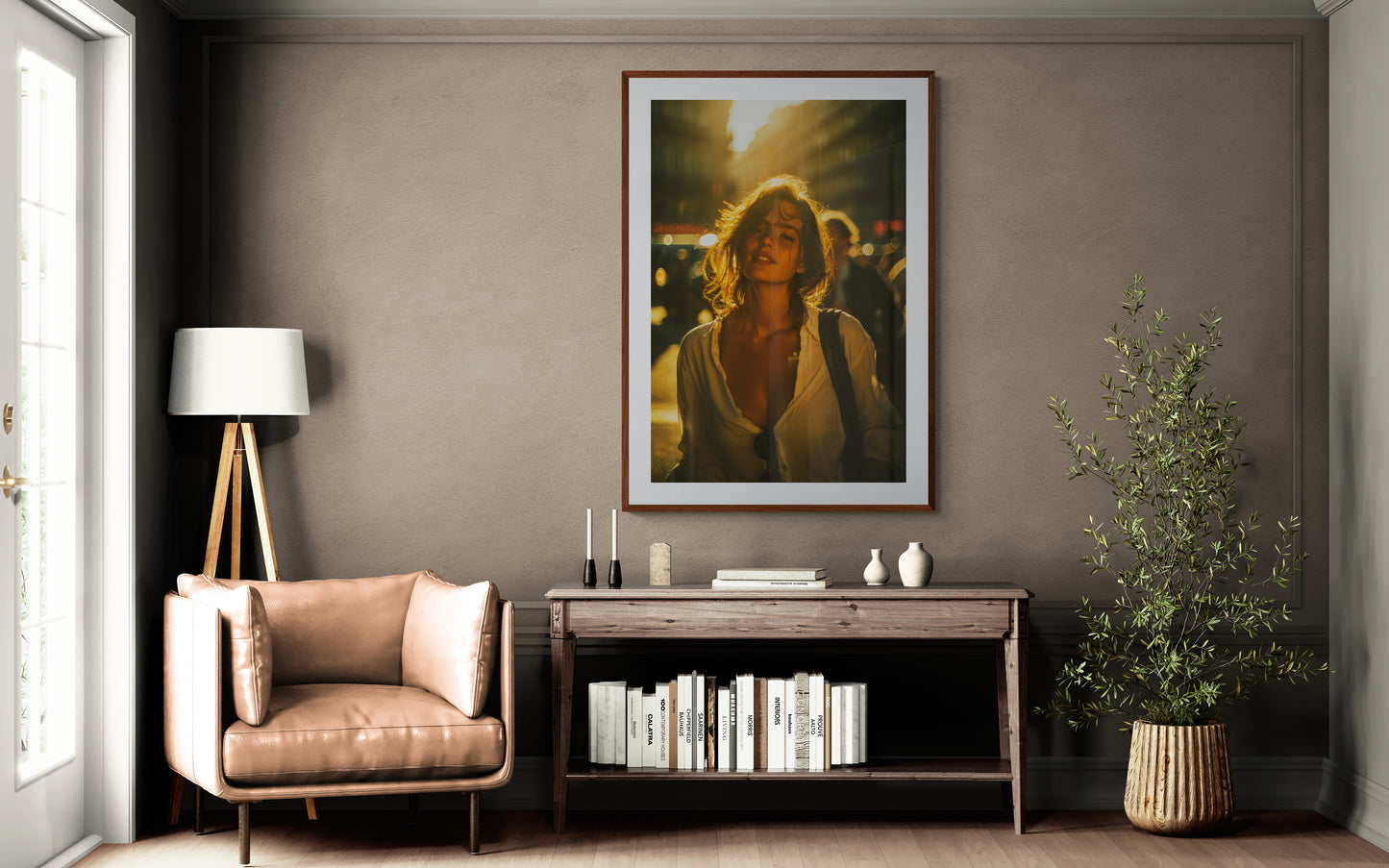 Urban Dreamlight Fashion-Editorial Matte Paper Poster
