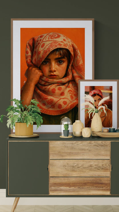 Muted Warmth Studio-Style Matte Paper Poster - Photorealism