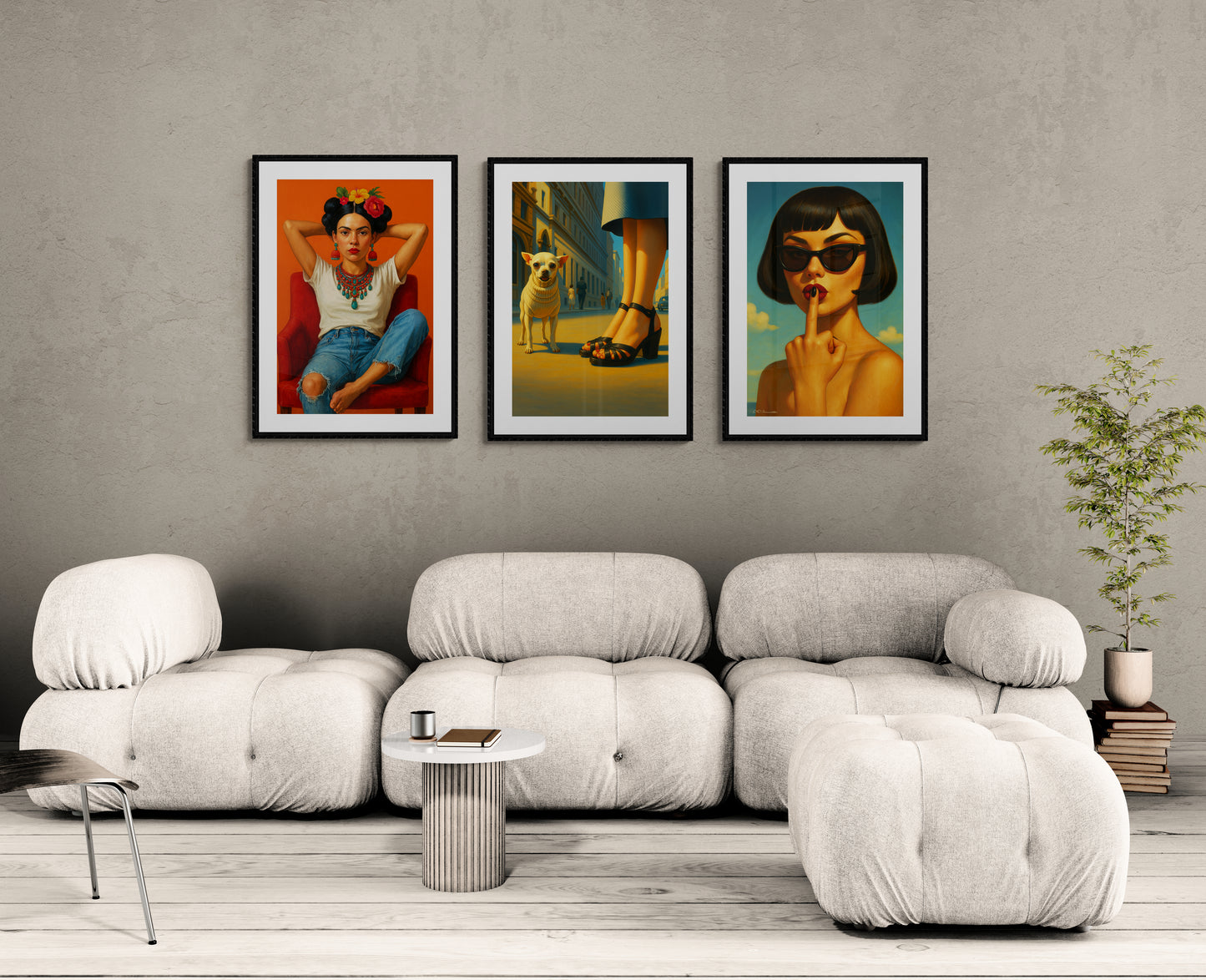 Femme Fatale Pop-Realism Matte Poster - Film Noir