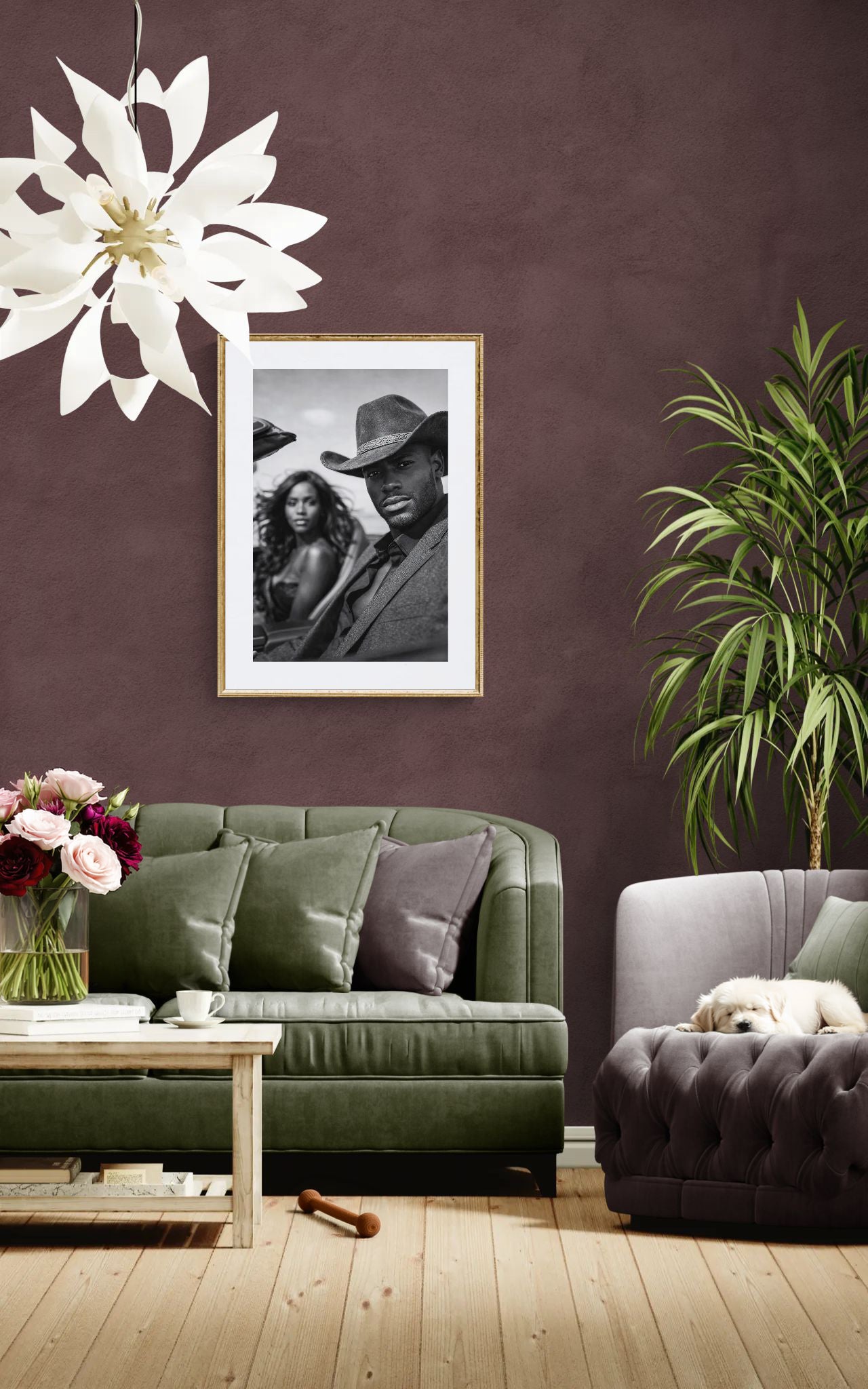 Western Noir Matte Paper Poster - Museum-Quality Cinematic-Noir