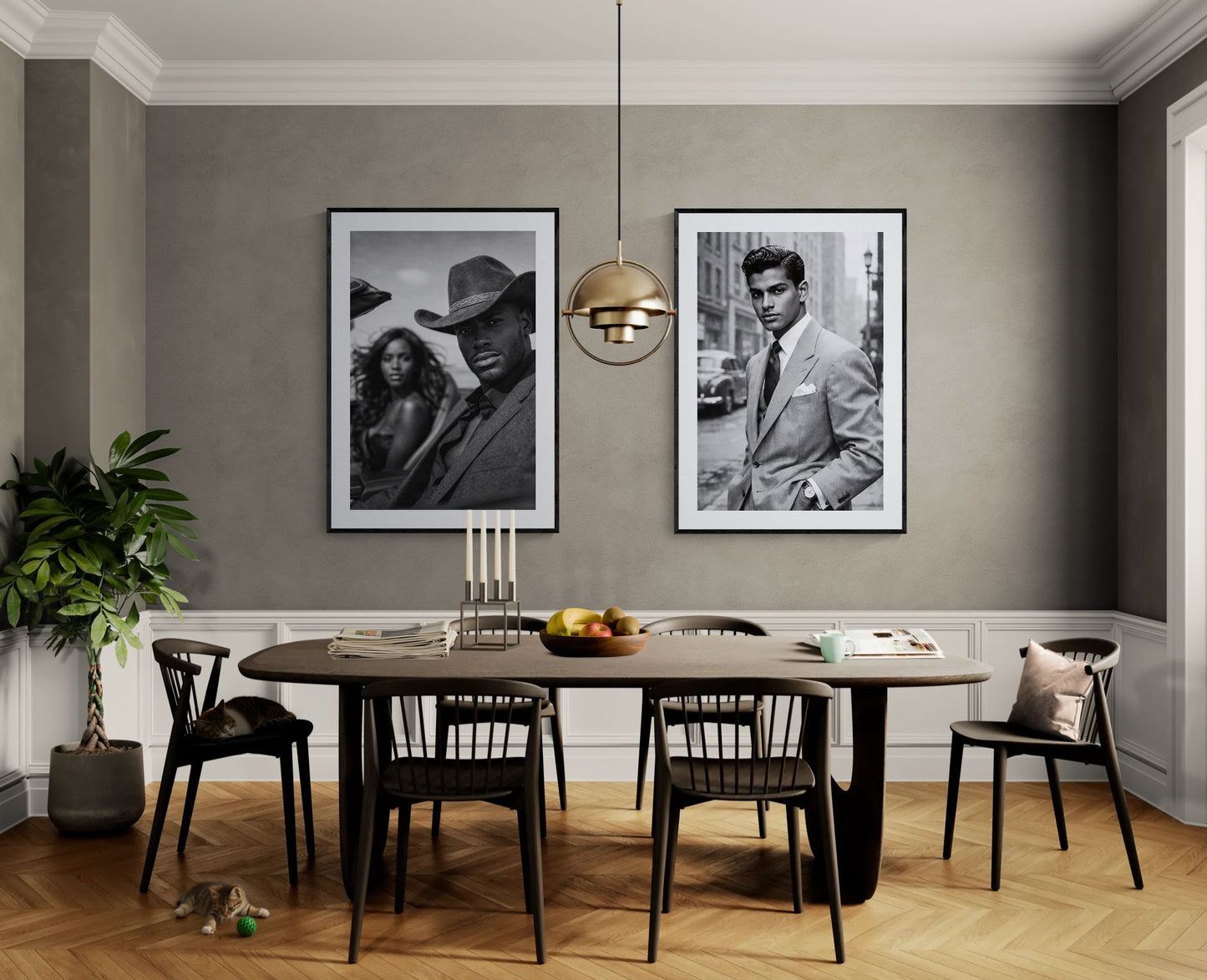 Western Noir Matte Paper Poster - Museum-Quality Cinematic-Noir