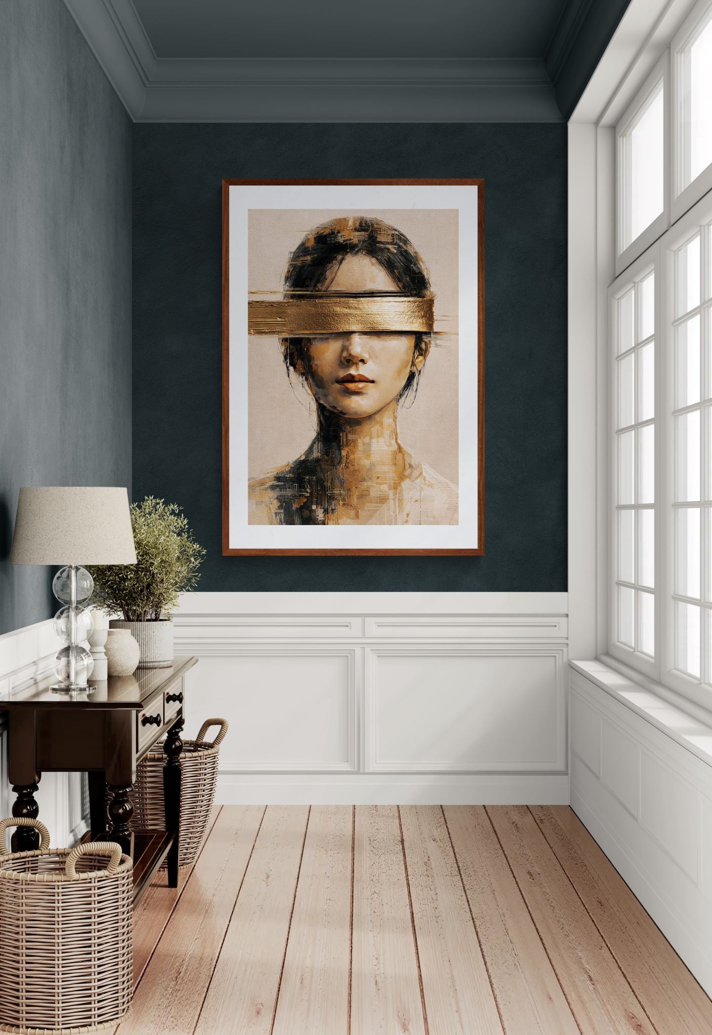 What Cannot Be Seen Gold-Banded Matte Paper Poster
