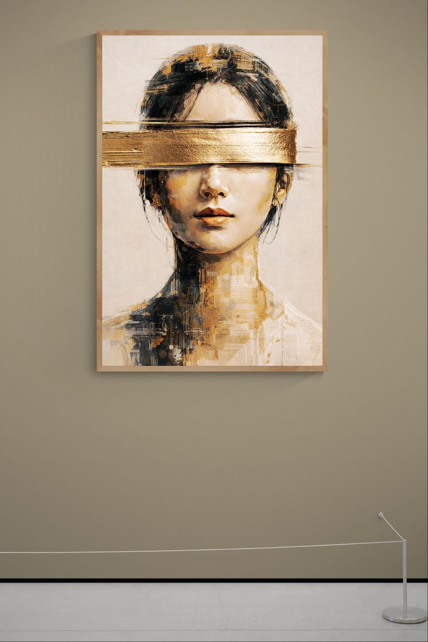 What Cannot Be Seen Gold-Banded Matte Paper Poster