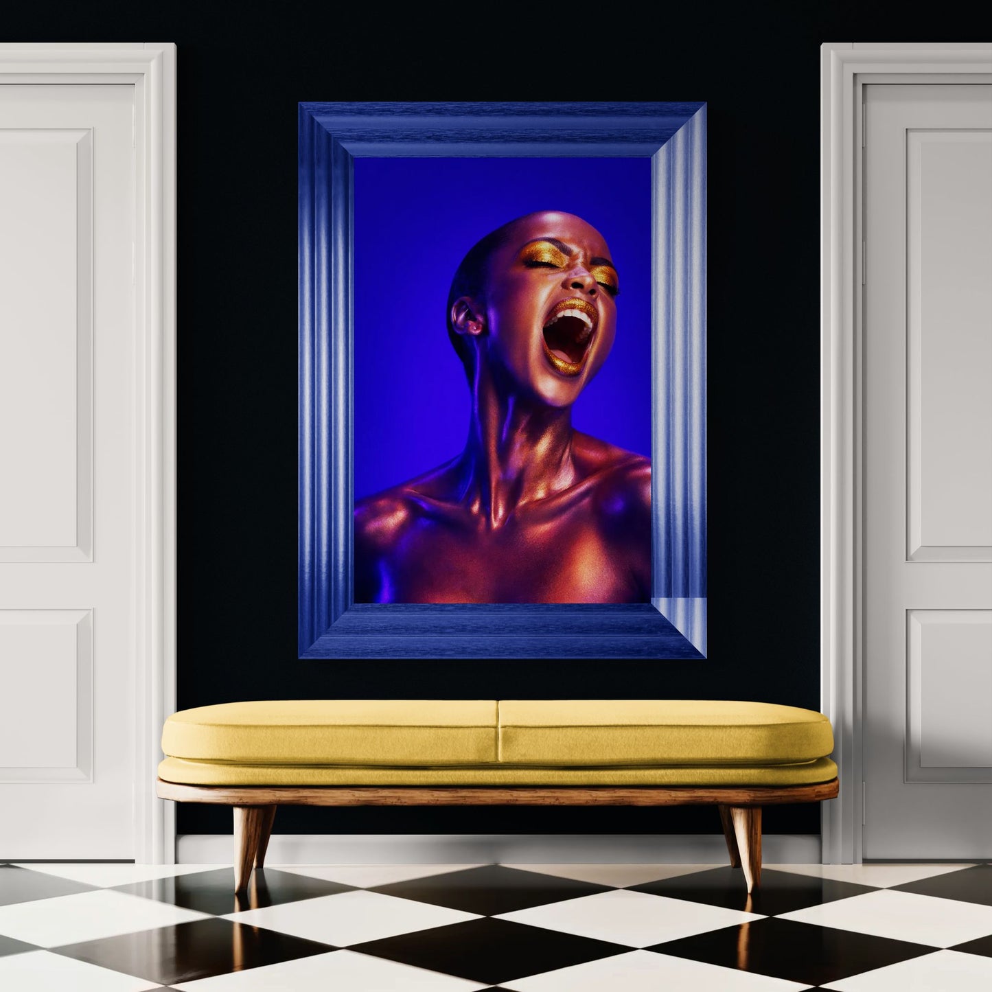 What Refuses to Stay Inside High-Contrast Matte Paper Poster