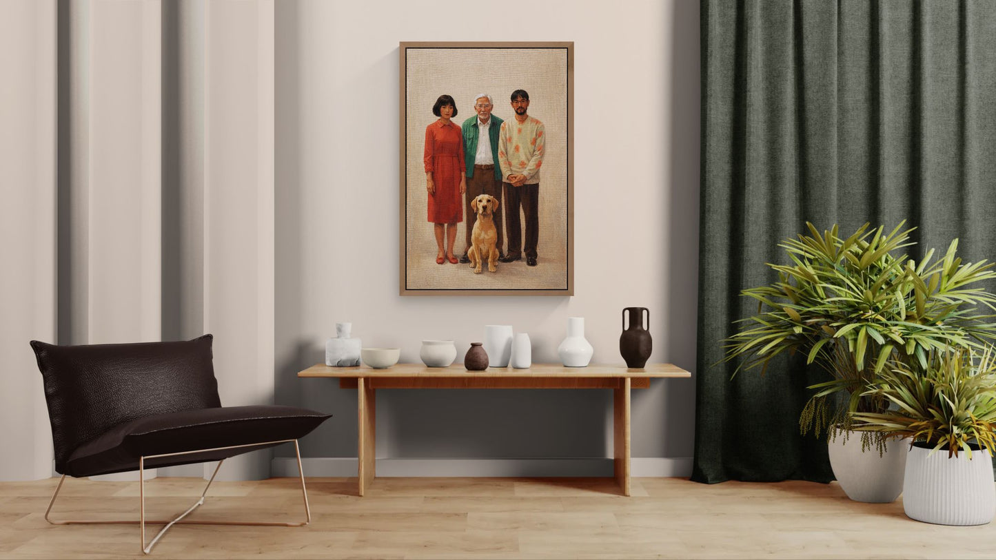 What Remains Unsaid Contemporary-Realist Matte Paper Poster