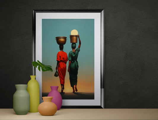 What We Carry West-African-Inspired Matte Paper Poster