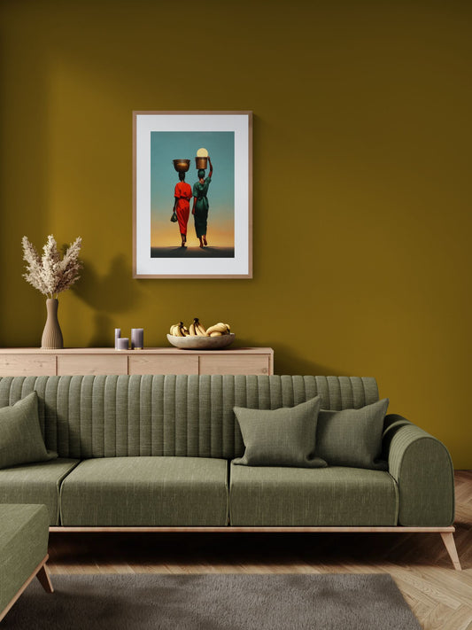 What We Carry West-African-Inspired Matte Paper Poster