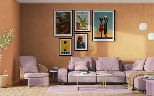 What We Carry West-African-Inspired Matte Paper Poster
