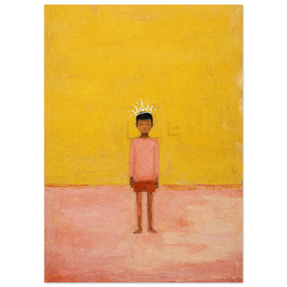 I Am Here Museum Quality Matte Paper Poster Afrocentric-Minimalist