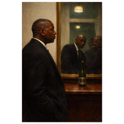 Quiet Reflection Matte Paper Poster Museum-Quality Moody-Figurative