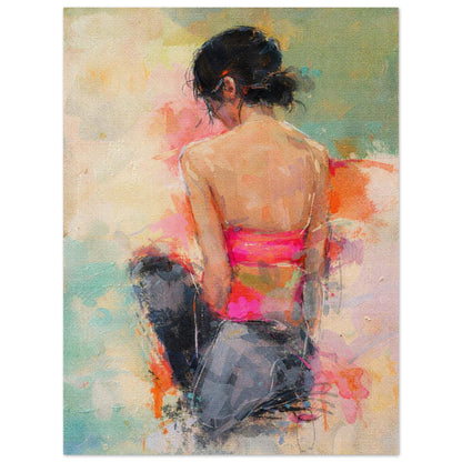 Soft Solitude Impressionist-Style Museum Quality Matte Paper Poster