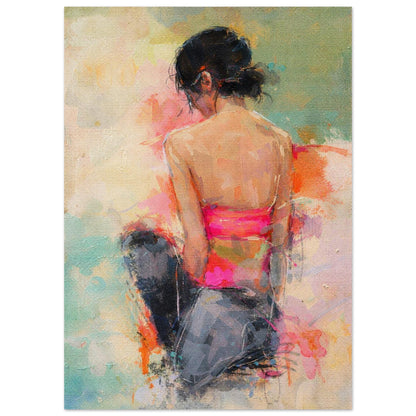 Soft Solitude Impressionist-Style Museum Quality Matte Paper Poster
