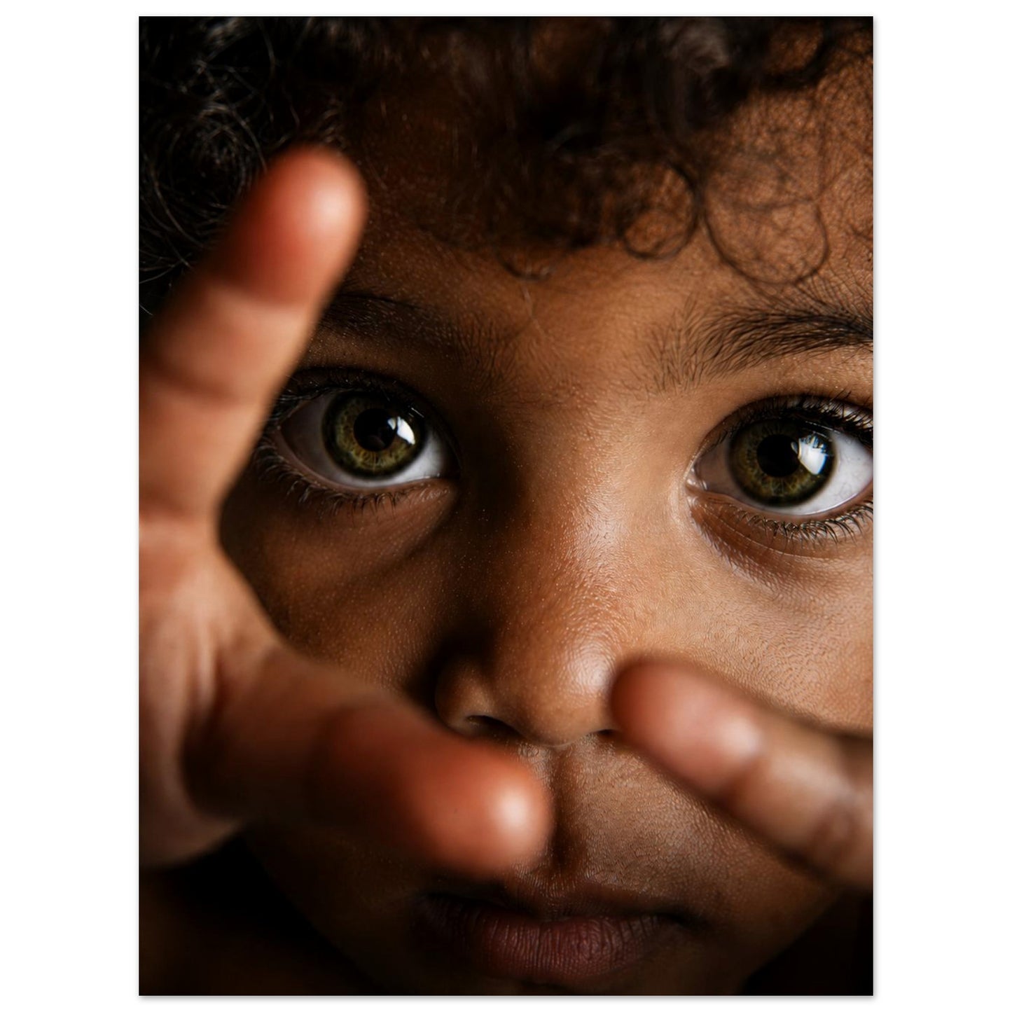 Little Wonder Close-Up Portrait Museum-Quality Matte Paper Poster