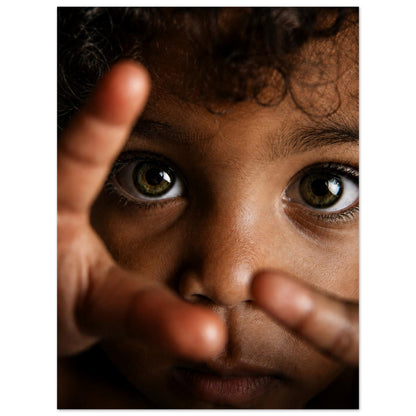 Little Wonder Close-Up Portrait Museum-Quality Matte Paper Poster