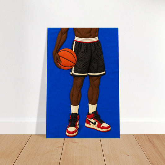 The Quiet Dribble Quilt-Inspired Museum Quality Matte Paper Poster