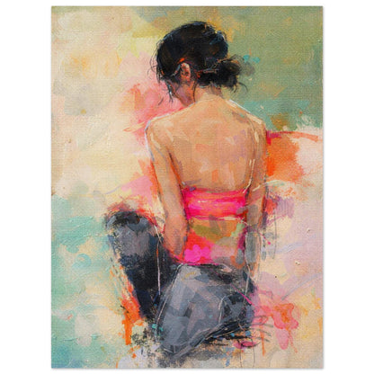 Soft Solitude Impressionist-Style Museum Quality Matte Paper Poster