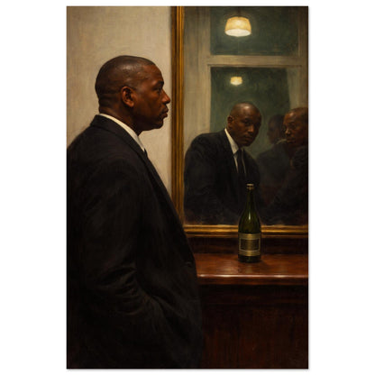 Quiet Reflection Matte Paper Poster Museum-Quality Moody-Figurative